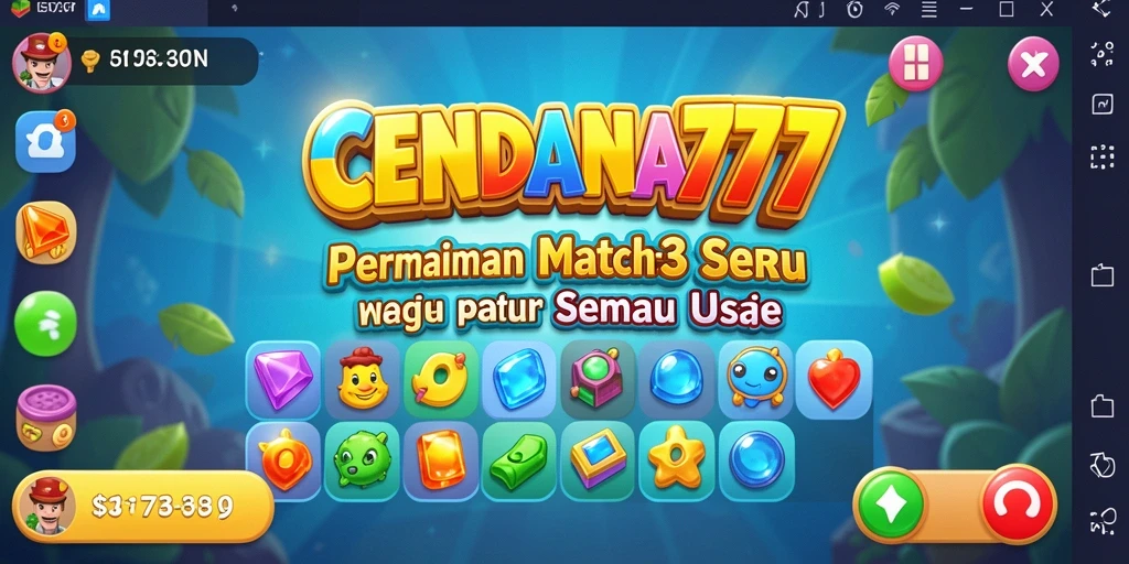 Tampilan menarik dari gameplay CENDANA777 yang penuh warna.