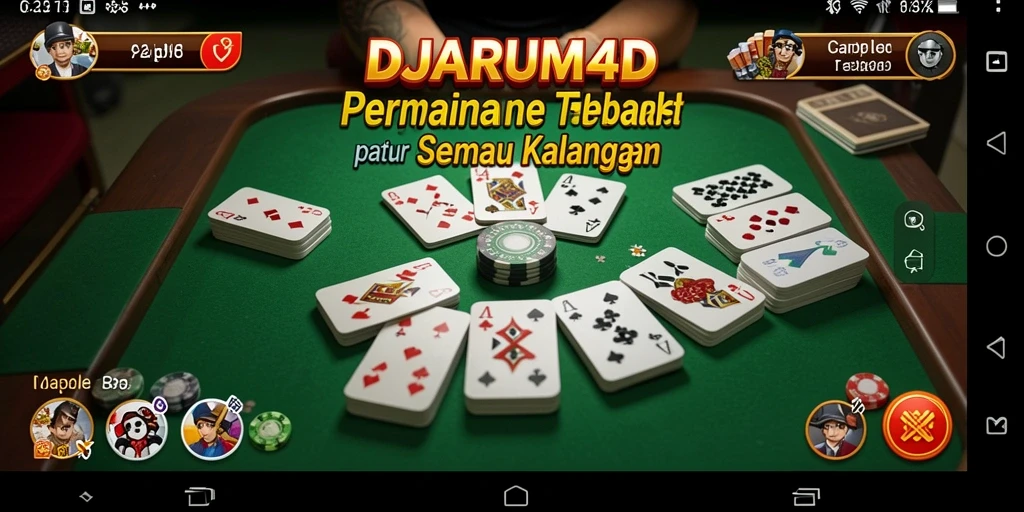 Tampilan gameplay seru dan menarik dalam DJARUM4D.