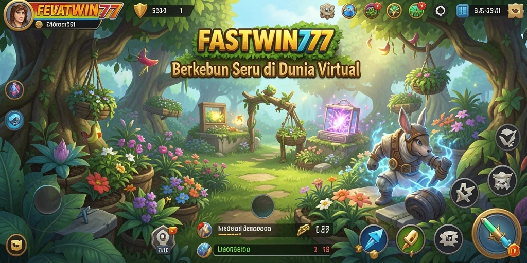 Tampilan menarik dari gameplay FASTWIN77 saat bertani.