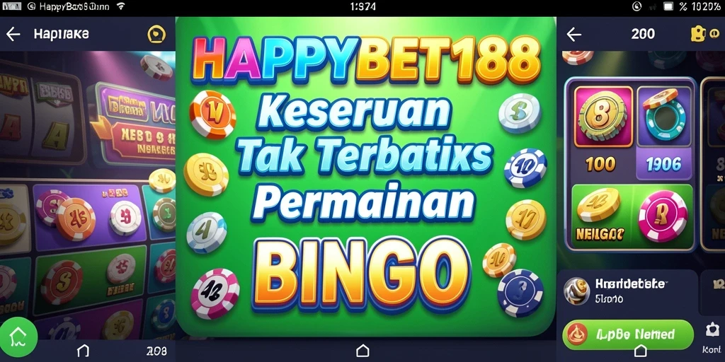 Tampilan screenshot utama HAPPYBET188 dengan gameplay Bingo yang seru.