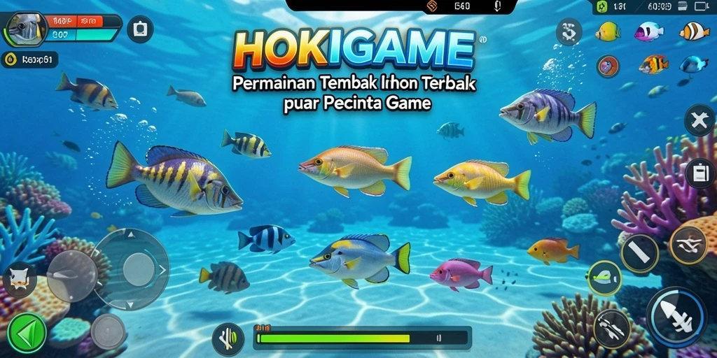Tampilan gameplay Tembak Ikan yang seru dan menantang.