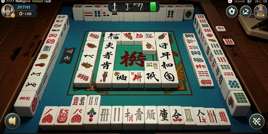 Tampilan gameplay seru dan menantang dari JT777 Mahjong.