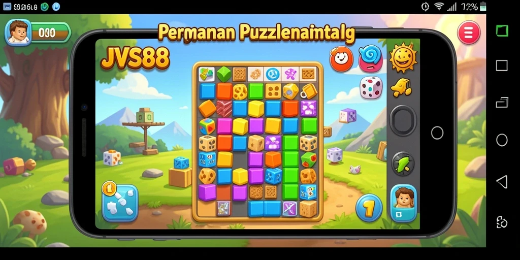 Tampilan gameplay JVS88 dengan tantangan Puzzle yang seru.