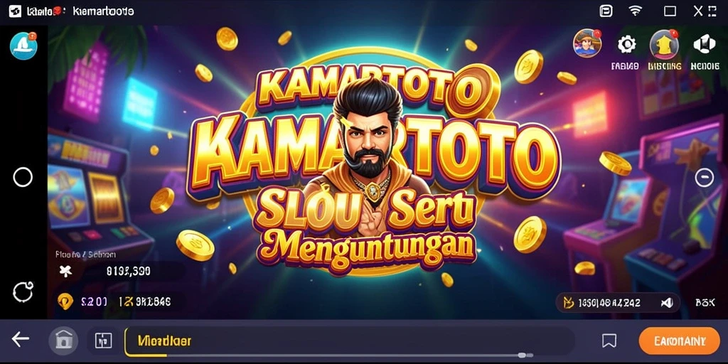 Tampilan gameplay KAMARTOTO dengan fitur Slot menarik dan grafik menawan.