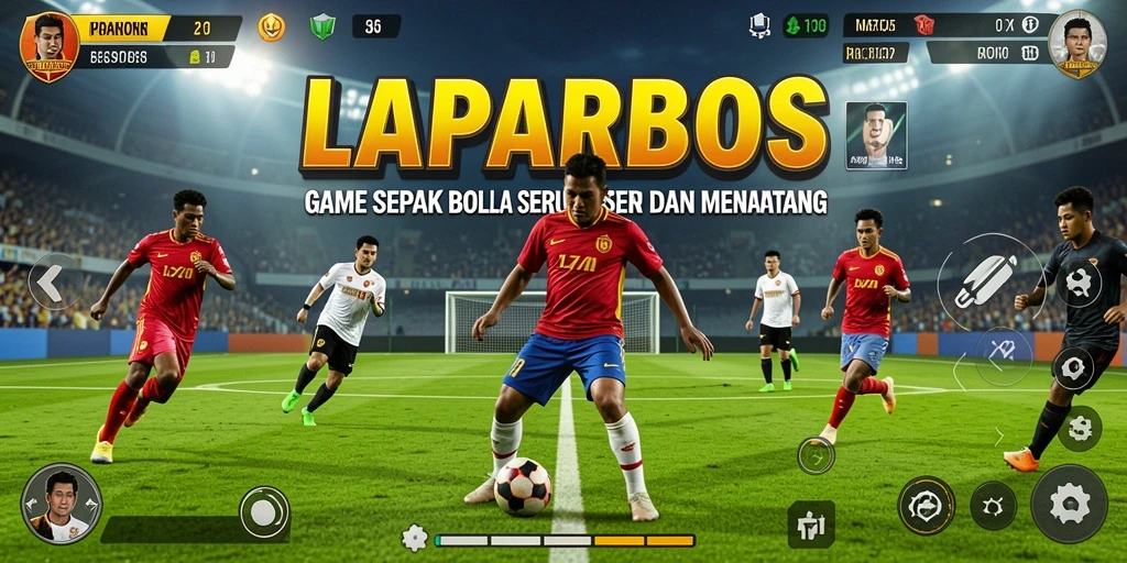 Tampilan gameplay LAPARBOS yang mendebarkan dan penuh aksi.