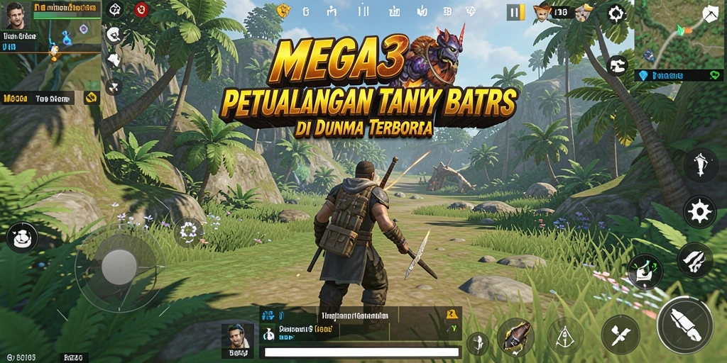 Tampilan gameplay MEGA388 yang menakjubkan dalam dunia terbuka.