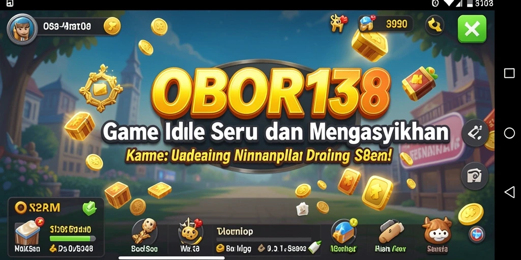 Tampilan gameplay yang menarik dalam OBOR138, game Idle yang menyenangkan.