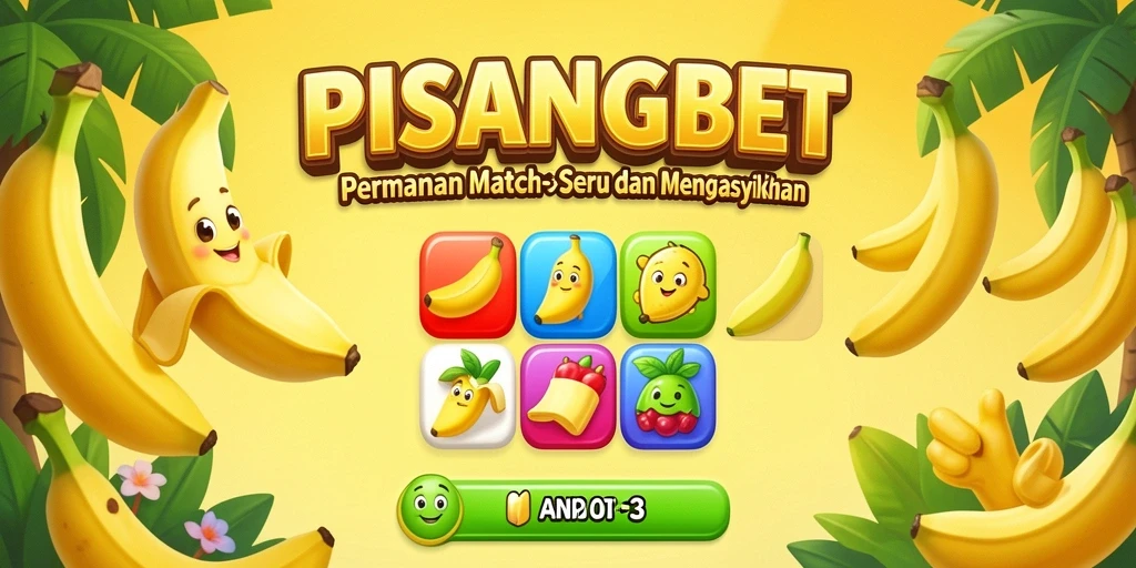Tampilan gameplay PISANGBET dengan keseruan Match-3.