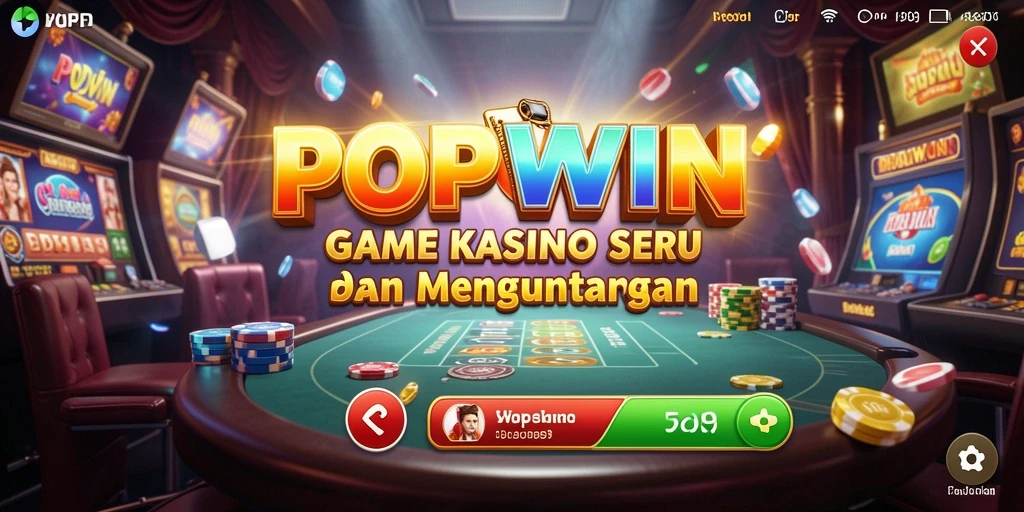 Tampilan menarik dari gameplay Kasino di POPWIN yang seru dan penuh warna.