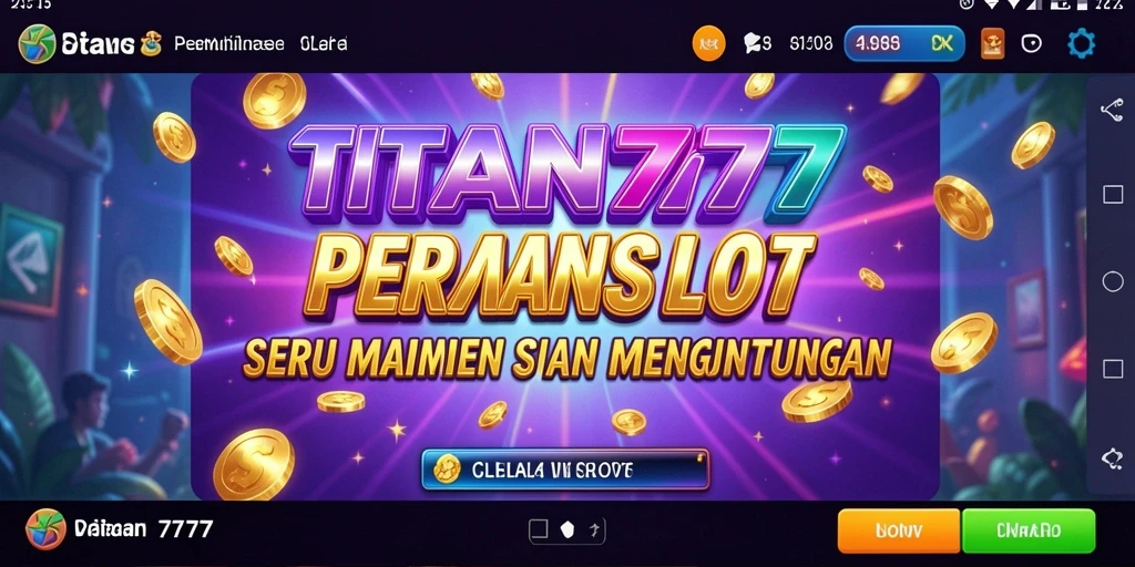 Tampilan menarik dari gameplay Slot TITAN777 yang mendebarkan.